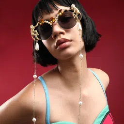 Others Round Sunglasses (Free Size)-picture-12