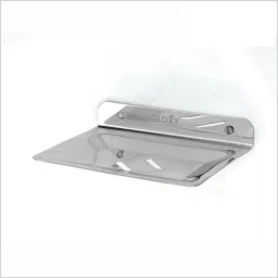 Wall Mounted Stainless Steel Soap Dish Holder | Rust-Free Bathroom Soap Stand 5 inch 1 Bar Towel Rod-24