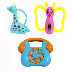 Non-toxic Essential Teething Sound Rattle Set Toy for 0-6 Months New Born Baby Rattle-26