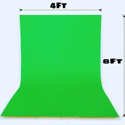 EDIT PRO 8FT X 4FT GREEN SCREEN BACKGROUND. SUPER THICK NON-TRANSPARENT LEKERA BACKDROP. Reflector-picture-13