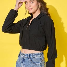 Women Solid Casual Jacket-image-98