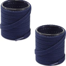 house of common shoe lace Flat Navy Blue 120cm 2pair sneakers canvas Shoe Lace-image-76
