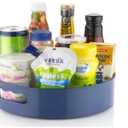Plastic Presents a combo pack of 3 revolving Storage Basket-image-1