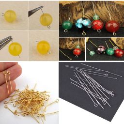 Eye pins for Jewellery Making/Earrings - Pack of 300 Pieces-image-67