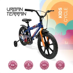 Blitz Cycles for Boys/Girls Kids Ages 4 to 6 Comes with Training Wheels 16 T (inch) Hybrid Cycle/City Bike-image-46