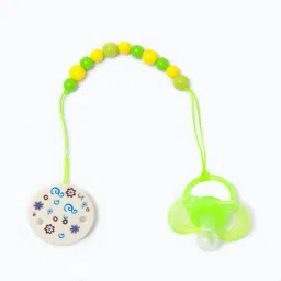 Silicone Nipple Pacifier with Safety Chain Cap Cartoon Design Soother BPA Free Soother-18
