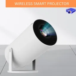SACRO Mini HD Projector for Home 4KSupport With Built-in App Netflix/Prime/YouTubeA94 (4500 lm / 1 Speaker / Wireless / Remote Controller) Portable Projector-4