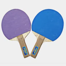 Table Tennis Racket Bluster Set-2 bat and 3 ball Multicolor Table Tennis Racquet-image-30