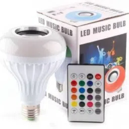 Motile Dj Bulb Multi Use Bluetooth Speaker,Led Bulb & Music Light Smart Bulb-25