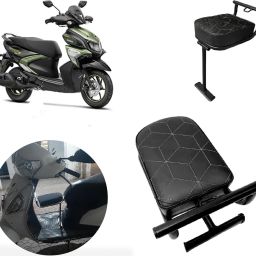 Folding Baby Seat Compatible with Yamaha-Ray-ZR-125FI-BS6 Single Bike Seat Cover For Yamaha Ray ZR-image-96