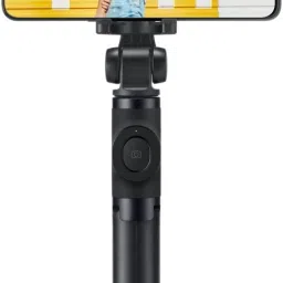 TrustShip ™ Multi functional Bluetooth Extendable Detachable Selfie Stick Q01 With Tripod Stand 101 Cm Height With Wireless Remote And 360 Degree Rotation, Tripod Stand for All Smartphones Tripod, Tripod Kit, Monopod Kit image 2