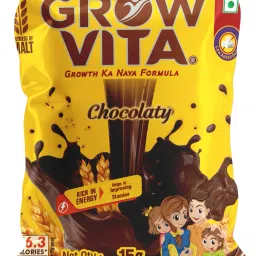 Grow Vita- Growth ka naya formula,Low added Sugar 15gm Pack of 8-image-20