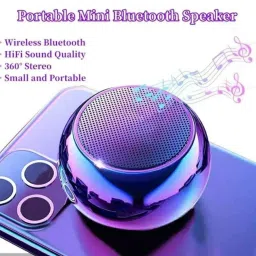 NKL Splashproof 3D Smart Bluetooth Speaker For Home Outdoor Activities _186 Speaker Mod-21
