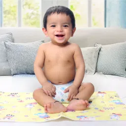 mother's choice Waterproof Nappy for Unisex Baby Reusable Loop and Hook PVC NappyPK-6 image 5