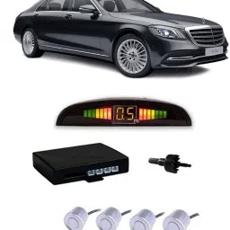 JB413 Silver Car Reverse Parking Sensor with LED Display 4 Sensor J413 Parking Sensor-27