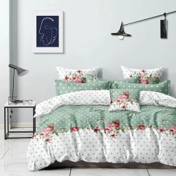 Cotton Viscose Blend Double Bed Cover-12