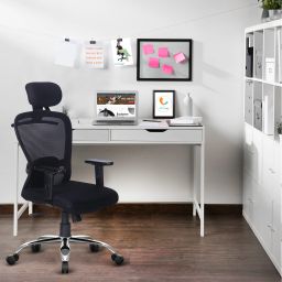Butterfly High Back Mesh office chair With Adjust Lumber Support Ergonomic fit Fabric Office Executive Chair-image-69