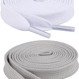 XERUS White Light Grey Flat 90cm Shoe Lace-image-8