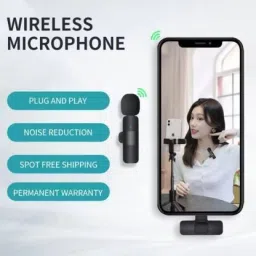 shop exciting New K8 Wireless Collar Mic For & Type C Supported Microphone image 5