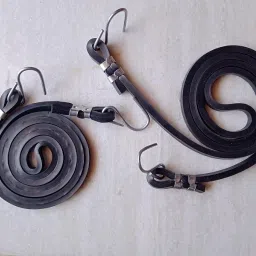 long lasting Rope Steel clamp Strong Rope to tie Luggage for Cycle Bike 2pc Black-27