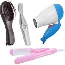WIB Hair Straightener Hair Dryer Hair Brush With Women Hair Trimmer Personal Care Appliance Combo-image-52