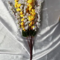 Multicolor Cherry Blossom Artificial Flower-7