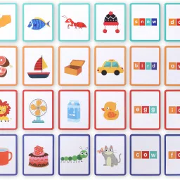 wood toys Wooden Spelling Game, Alphabet Learning Blocks with Spinning Rods image 3