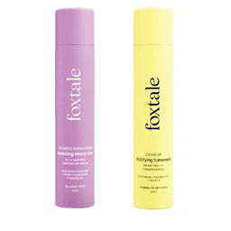 FoxTale Ceramide Moisturizer + Cover Up Mattifying SPF 50 PA++++ Sunscreen - 100 ml-7
