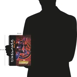 classmate Pulse 1 Subject (240 X 180 mm) Spiral B5 Notebook Single Line 180 Pages image 3
