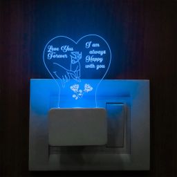 Love You Forever Couple Night lamp 7 Color Changing Light Gift for Anniversary Night Lamp-33