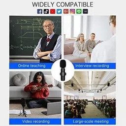 mafai Wireless K8 Collar Mic Mini Omnidirectional Lapel Collar for iPhon&Android TypeC Youtube Video Making Microphones Wireless image 5