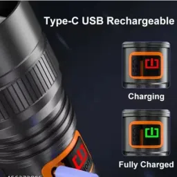 favourable M 035 ZOOMABLE METAL5 Modes FlashlightSuper Bright Cree T6 LED Light Torch Torch image 2