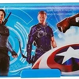 AVENGER PASSWORD PENCIL BOX FOR KIDS BIRTHDAY GIFT, RETURN GIFT Art Plastic Pencil Box-image-89