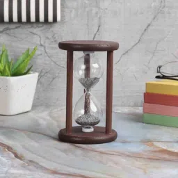 exim decor Silver Beads Wood Showpiece-picture-15