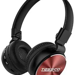 TronHoo BH-390 Stereo Wireless Bluetooth Headphones over the Ear, Lightweight Design, 360 surround Hi-Fi Sound Hands-free Calling Compatible with all Smartphones and Media Devices Bluetooth Headset with Mic Red Smart Headphones-image-8