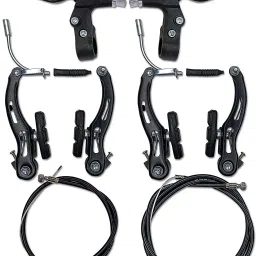 BICYCLE POWER BREAK+LEVER+WIRE SET For Front & Back Bicycle Brake Disk-19