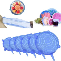 12 Pc Silicone Stretch Lids, Durable & Eco-Friendly Elastic Lids Heat Resistant 4 inch, 5 inch, 6 inch, 8 inch, 9 inch, 11 inch Lid Set, Pack of 12-11