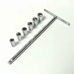 1/4" Drive T-6 T-Handle Socket Set with (8, 10, 11, 12, 13, 14 mm) 6 Sockets Socket Set-image-39