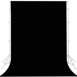 Cam cart 8FTX9FT Black Backdrop Background for Photography Photo Booth Backdrop for Photoshoot Background Screen Video Recording Parties Curtain Reflector Reflector-98