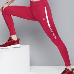 hrx by hrithik roshan Printed Women Purple Tights-picture-42