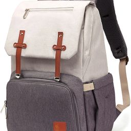 Caramello Smart Back Pack Diaper Bags - Waterproof Mother Bag (Beige Brown) Travel Diaper Bag For Moms with USB Charging Slot-image-72