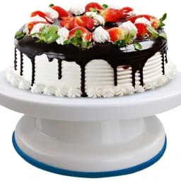 Cake Tools Round Easy Rotate Turntable Revolving Plastic Cake Server-14