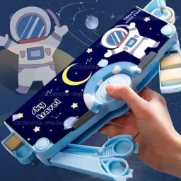 SKY Travel Pencil Box for Boys Girls Kids Geometry Box-image-18