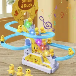 Duck Slide Toy Set, Automatic Stair-Climbing Race Track Set-DUCK TRACK-30-16