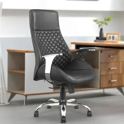 MRC Atlantic Executive Leatherette High Back Boss Revolving Chair Leatherette Office Executive Chair-24