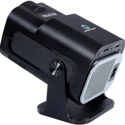 BITECHKART Android Projector|180° Rotatable|1GB RAM & 8GB ROM| WiFi6 & BT5.0|1080P 200 ANSI (6000 lm / 1 Speaker / Wireless / Remote Controller) Portable Projector image 2
