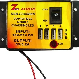 12v-24v Usb Charger Complete Mobile Charger With 4 Usb Socket and LED Indicator 3.2 A Bike Mobile Charger-20