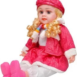 Big Size Singing Songs and Poem Baby Girl Doll (Multicolour)-5
