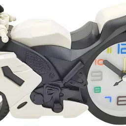 Analog Table alarm clock for Kids|Motorcycle shape alarm clock for Kids Room/Home Décor Clock-17
