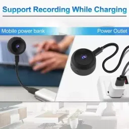 Quickart A9 Mini Wireless Surveillance Tiny Spy CCTV - Supports Recording While Charging Security Camera image 4